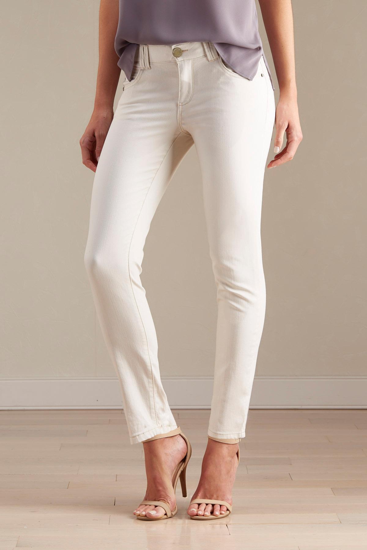 ivory skinny jeans