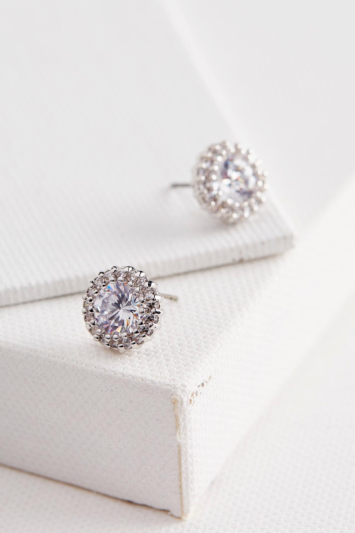 Haloed Stud Earrings