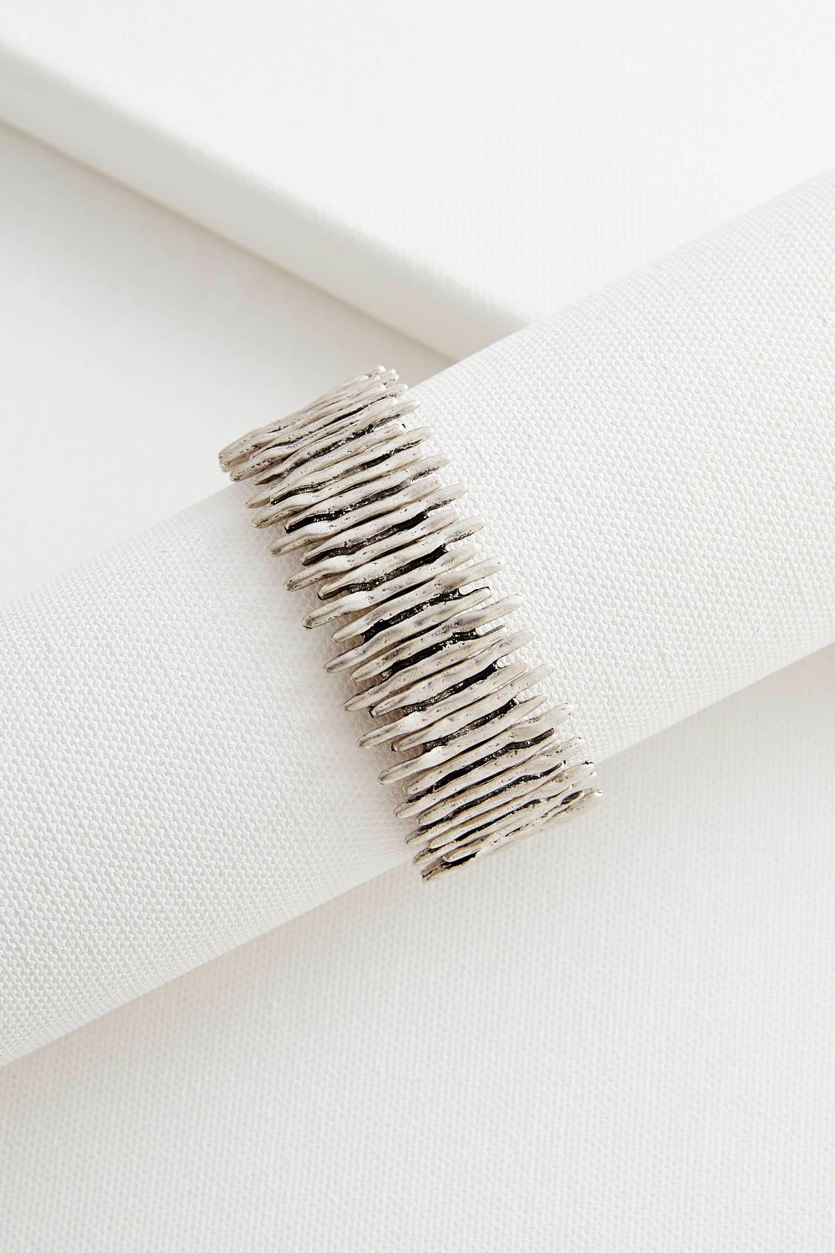 Hammered Spike Toggle Bracelet