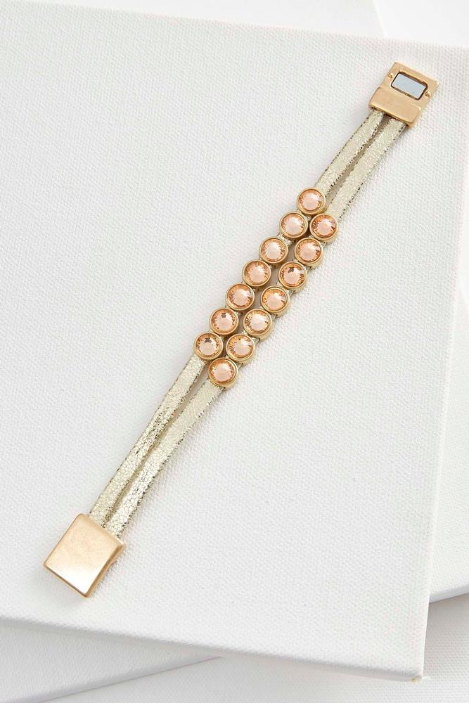 Stone Metallic Magnetic Bracelet