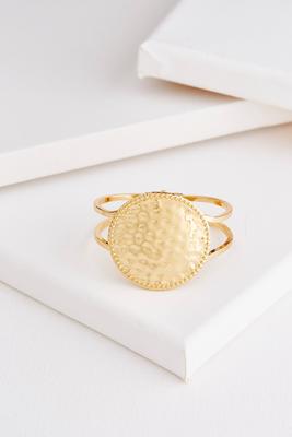 hammered hinge bracelet