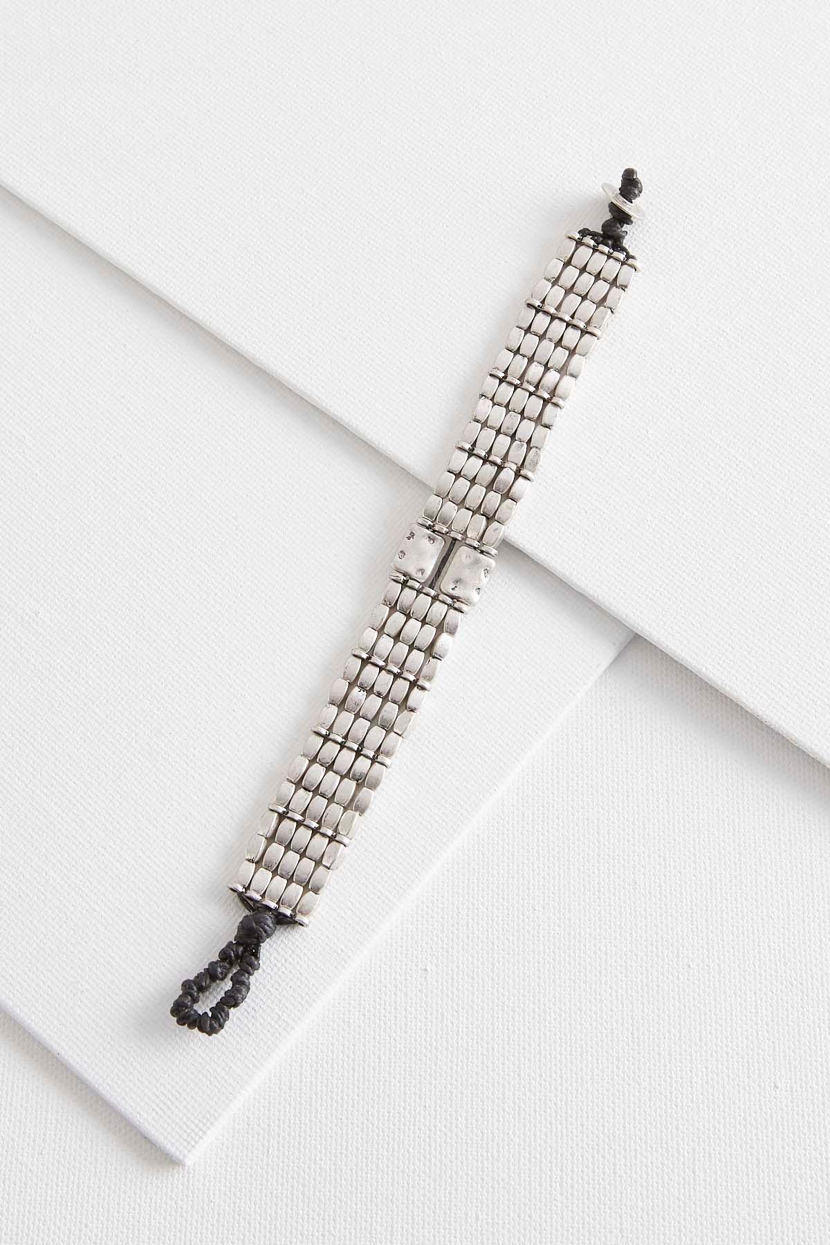 Layered Beaded Toggle Bracelet