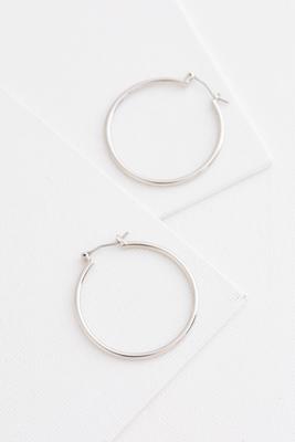 brass hoop earrings