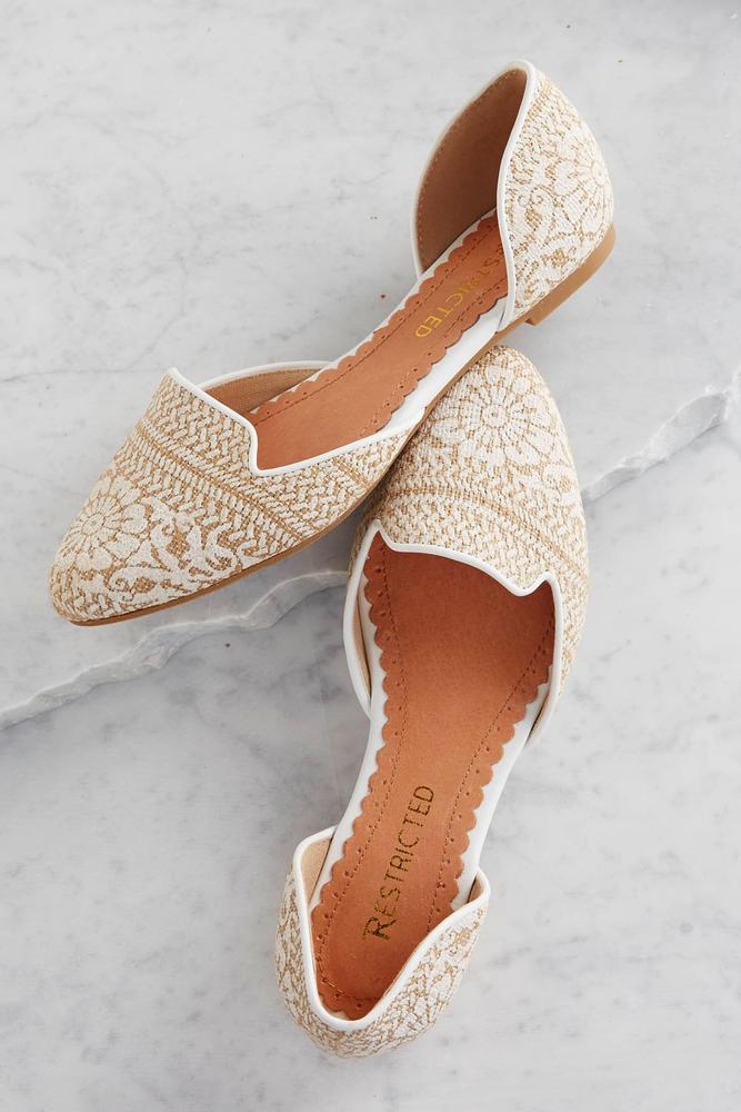 toms burlap flats