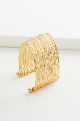 shaky metal cuff bracelet