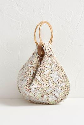 embellished fortune cookie clutch