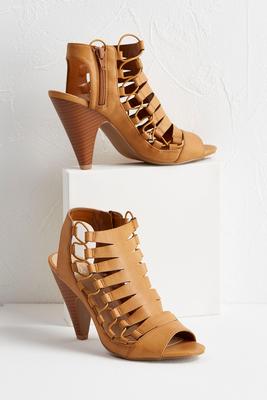 stretch cord caged cutout shooties