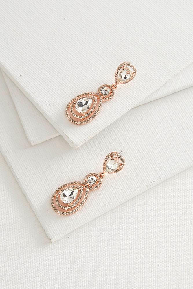 Versona Double Halo Stone Statement Earrings Double Halo Stone Statement Earrings