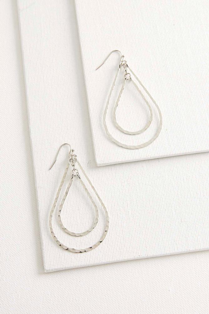 Brass Double Hoop Earrings