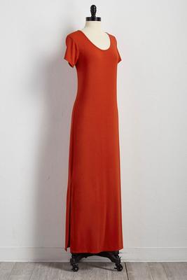 knit maxi dress