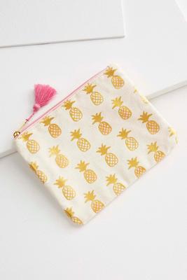 Pineapple zip pouch