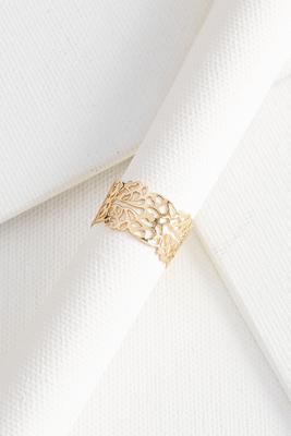 filigree openwork ring