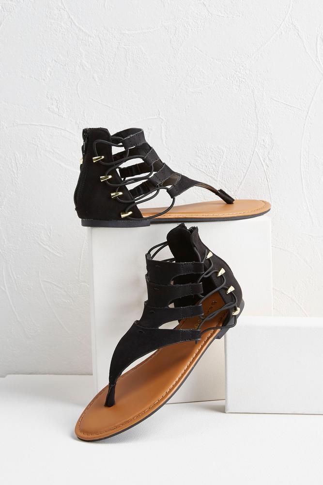 Cord Gladiator Sandals