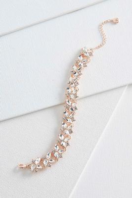 rhinestone link bracelet