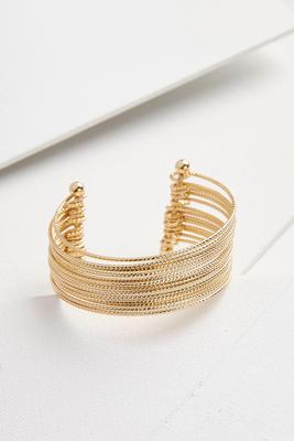 shaky metal cuff bracelet