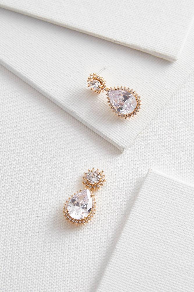 Pave Dangle Earrings