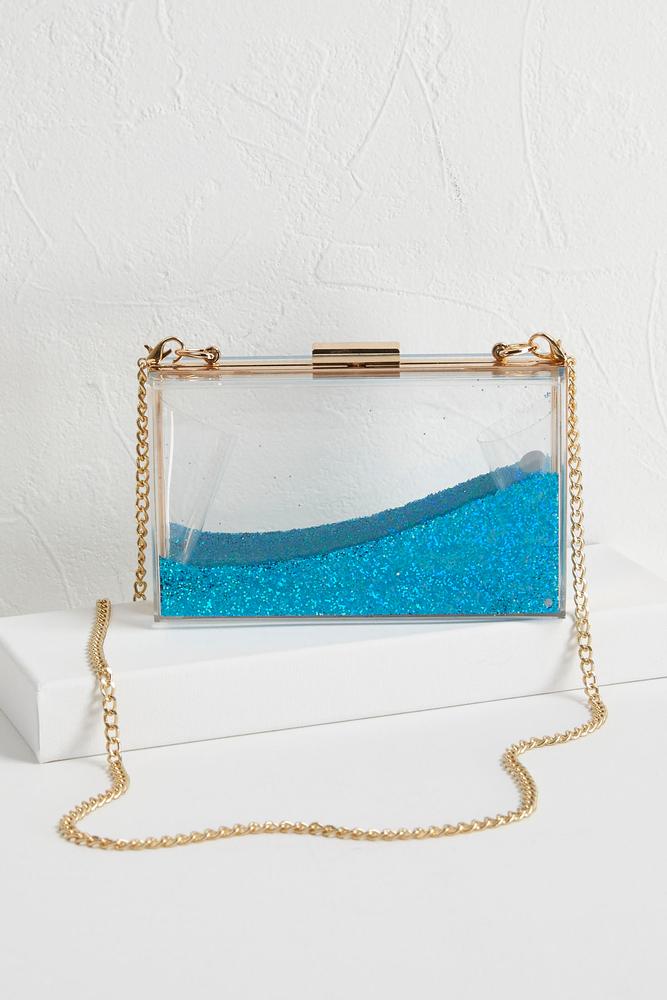 Shaky Glitter Box Clutch