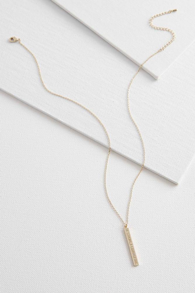 Be Strong Pendant Necklace