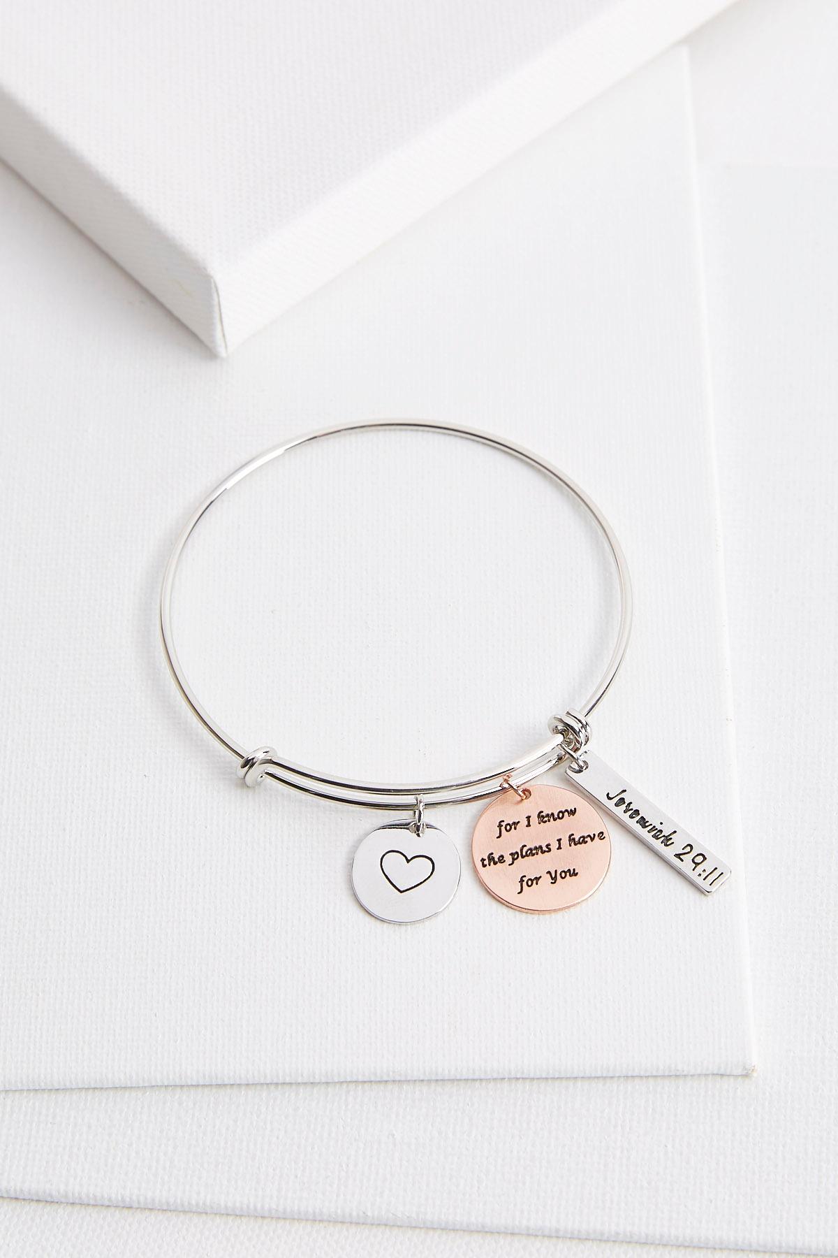 Plans For You Charm Bracelet