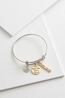 be still charm bracelet