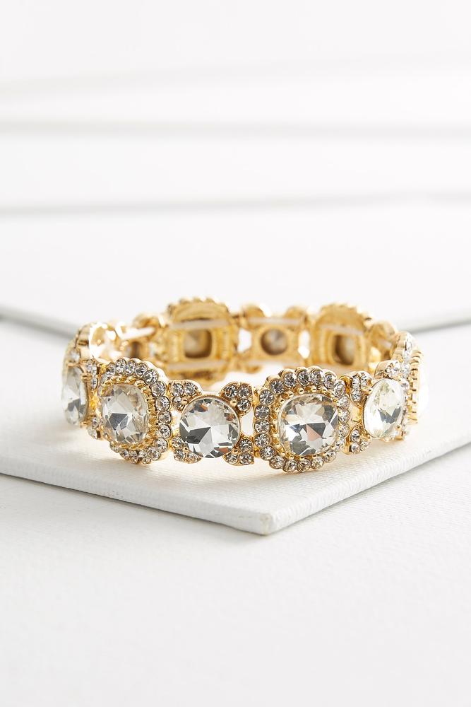 Mixed Rhinestone Stretch Bracelet