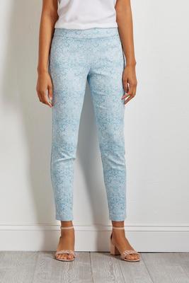 vintage damask bengaline pants