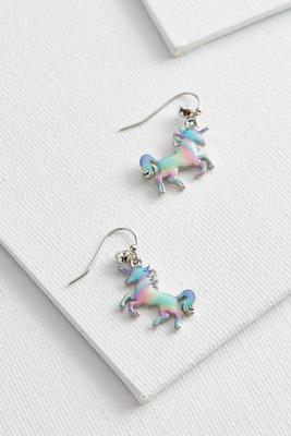 unicorn dangle earrings