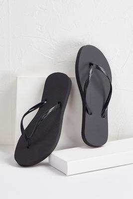 summer solid flip-flops