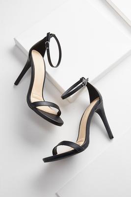 strappy heeled sandals
