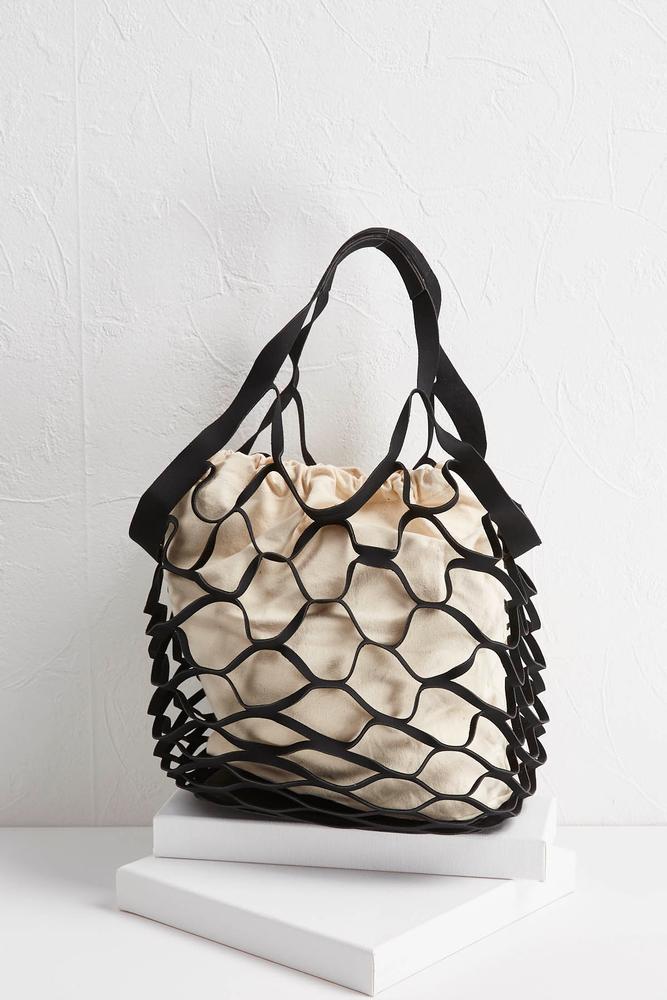 Faux Suede Market Bag