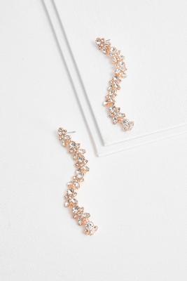rhinestone shoulder duster earrings