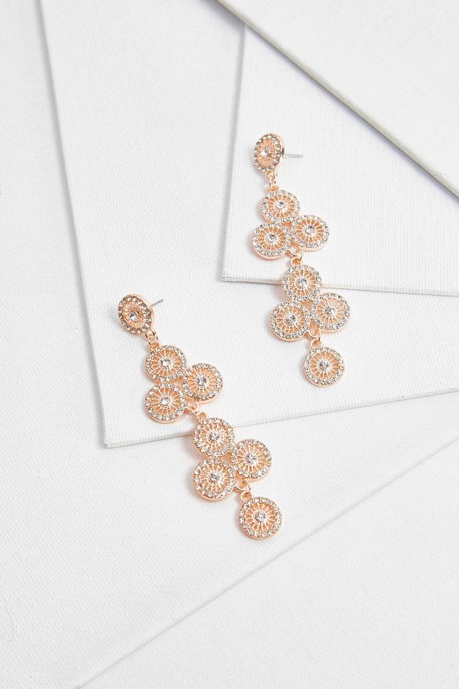 Geometric Pave Statement Earrings