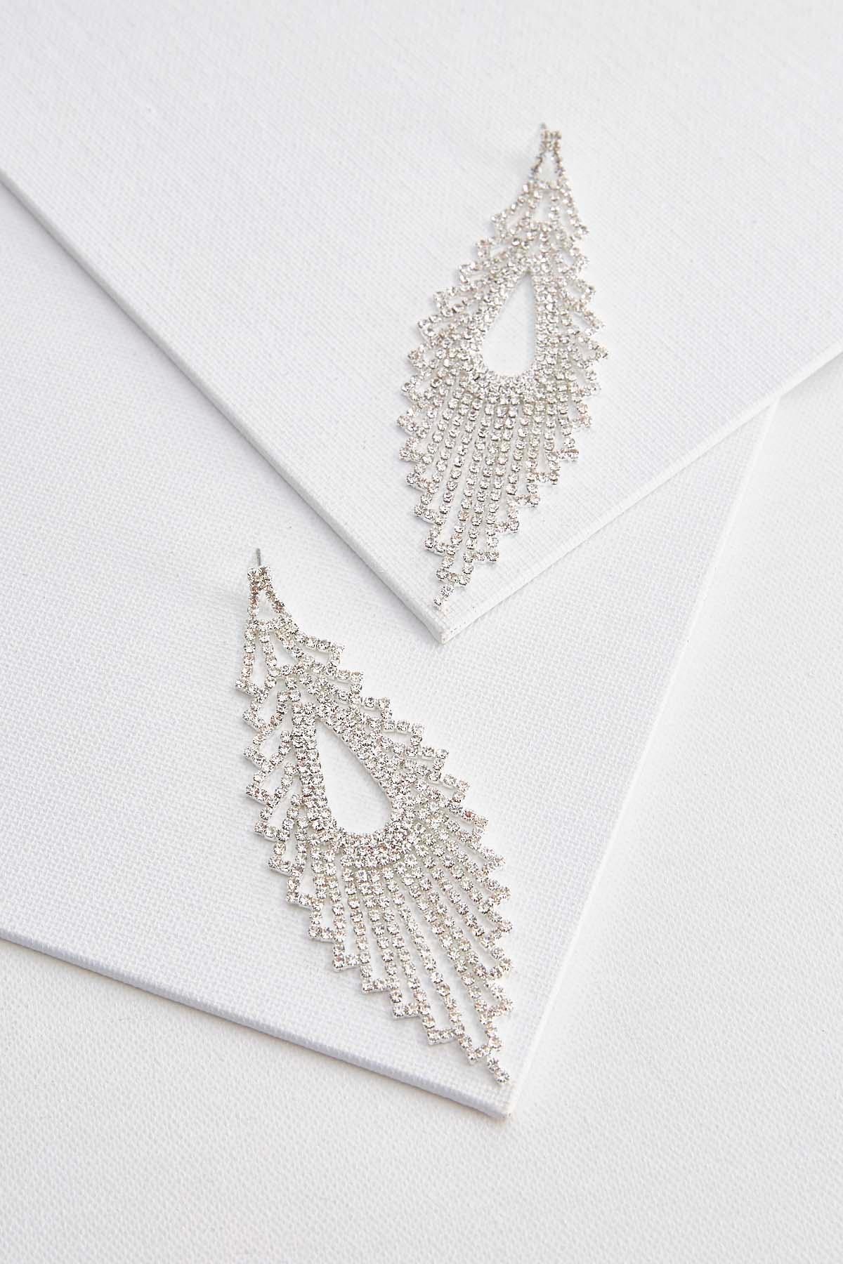 Rhinestone Chandelier Earrings