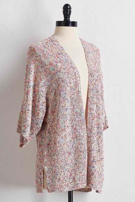 confetti sweater cardigan