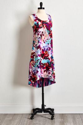 reversible floral shift dress