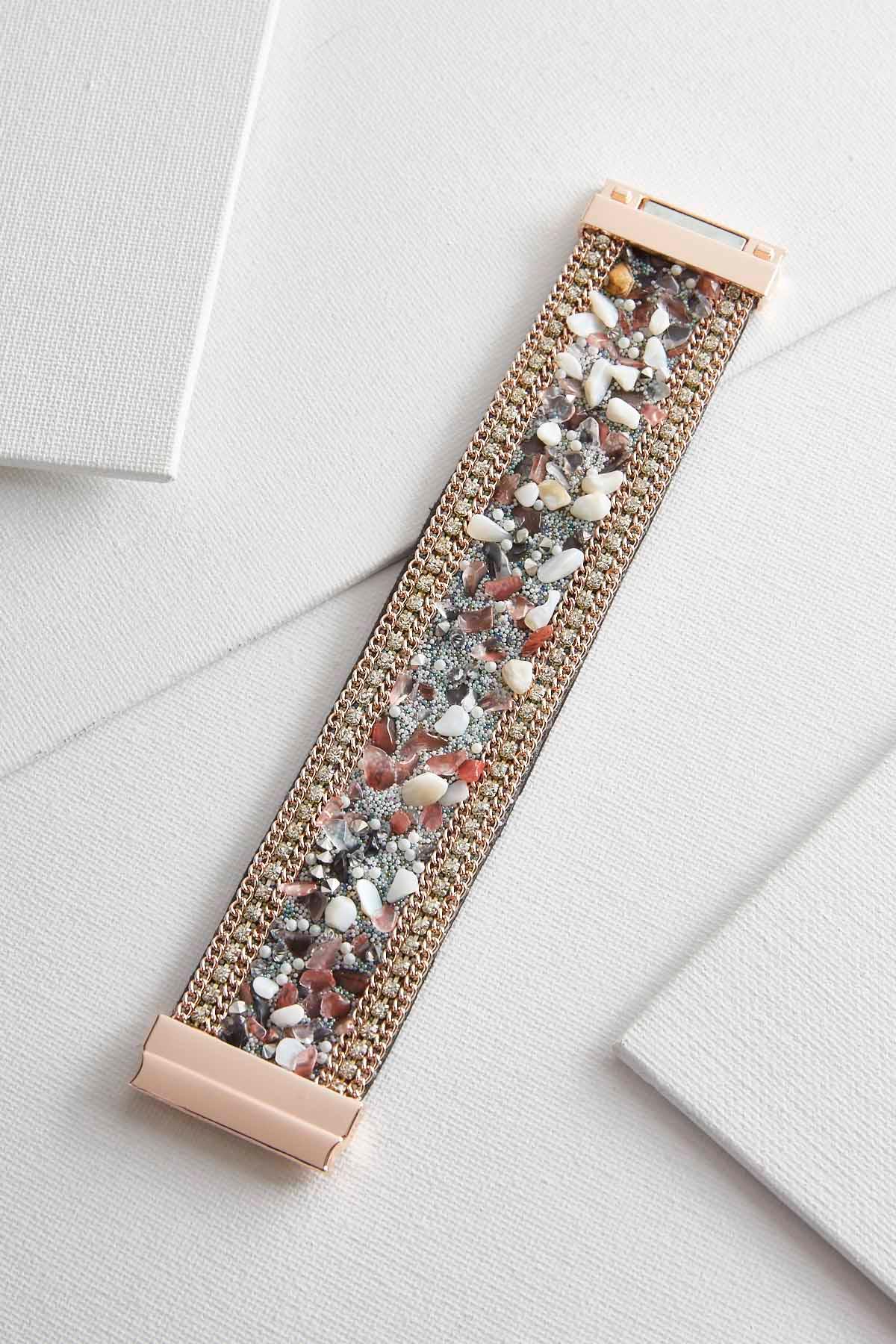 Chipped Stone Magnetic Bracelet