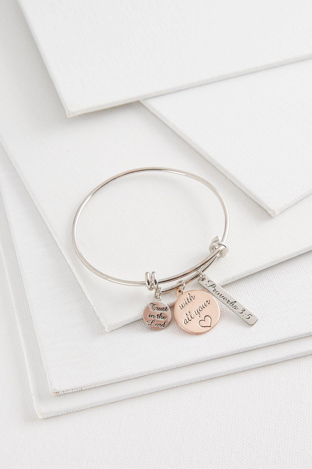 Trust In The Lord Charm Bracelet