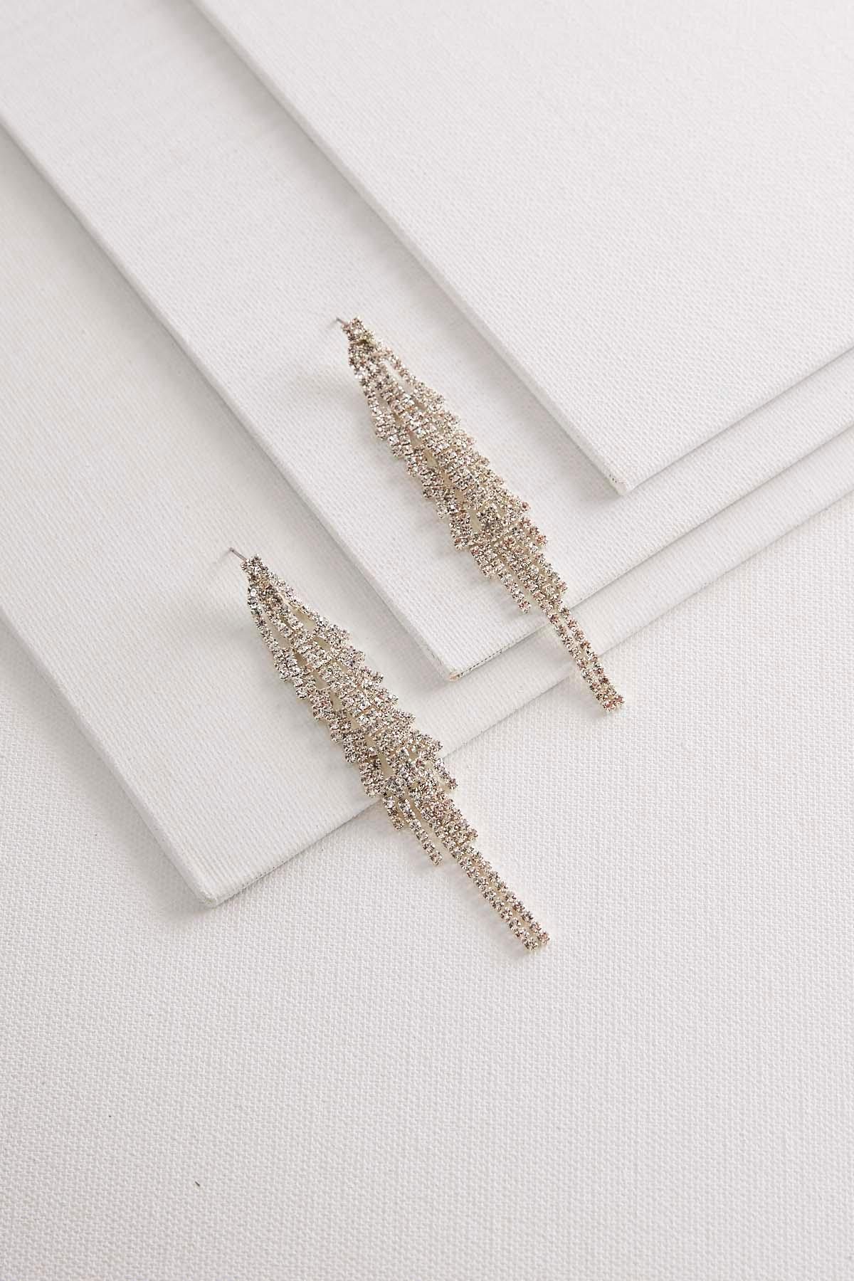 Dangling Rhinestone Earrings