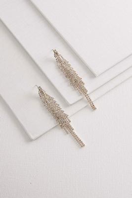 dangling rhinestone earrings