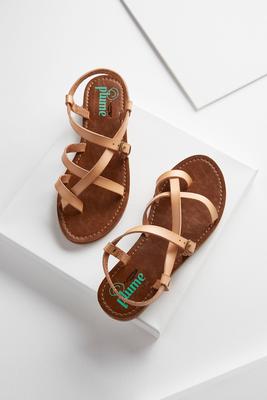 toe loop strappy sandals