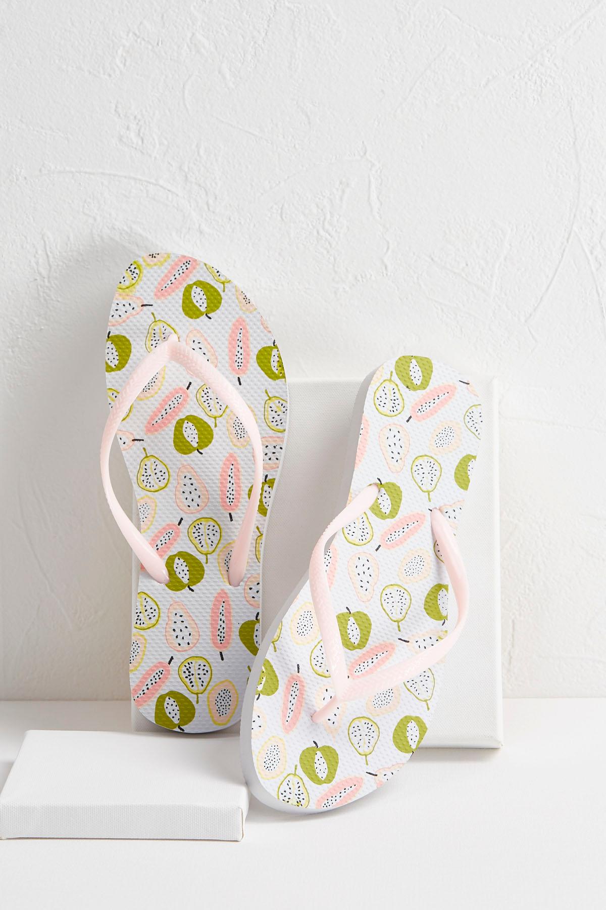Pastel Fruit Flip- Flops