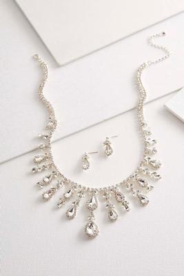 statement necklace and earring set