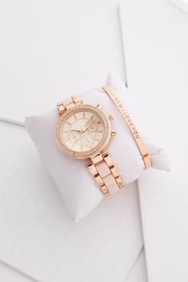 dear mom watch and bracelet set