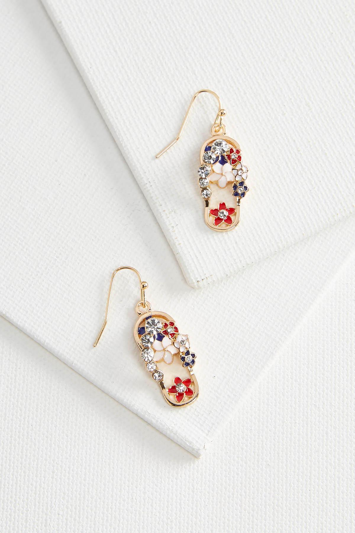 Flip Flop Dangle Earrings