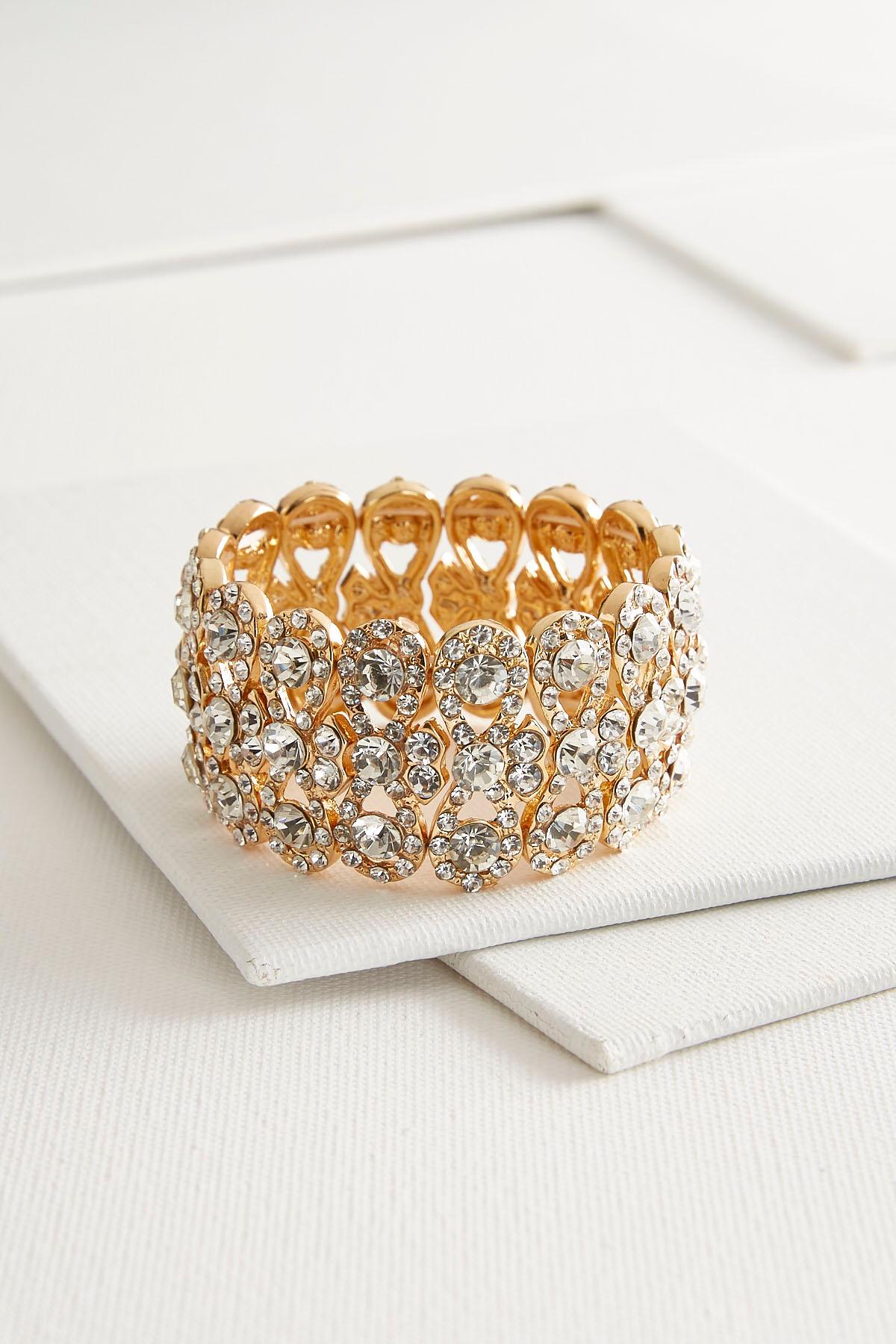 Sparkling Rhinestone Stretch Bracelet