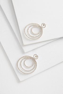 orbital rhinestone earrings
