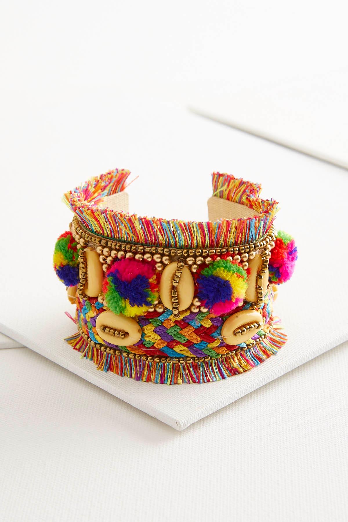 Festival Embellished Statement Cuff