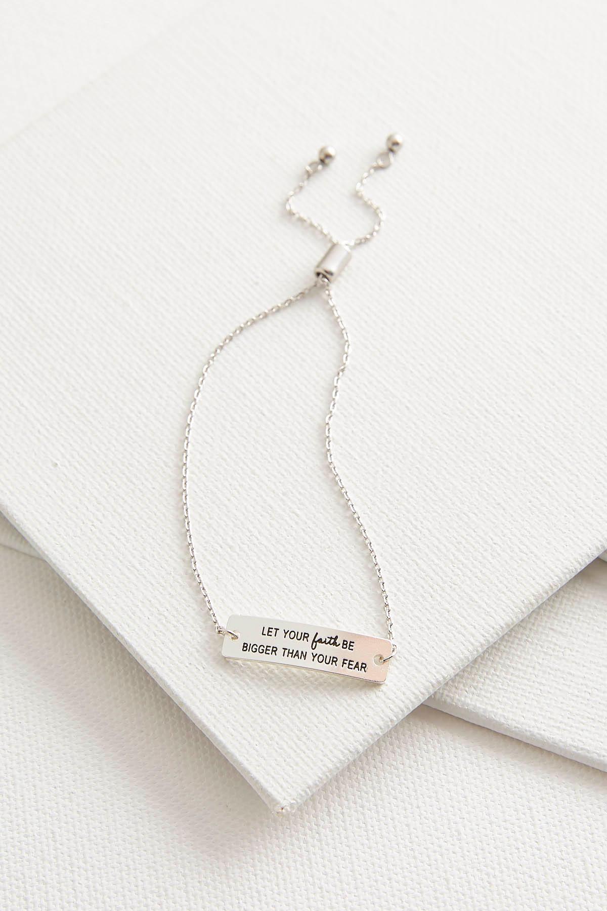 Let Your Faith Be Bigger Bracelet