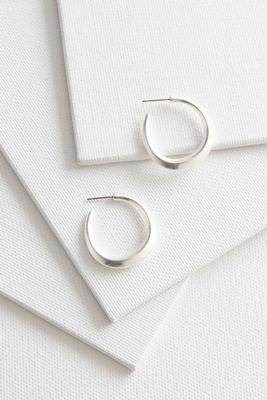 metal hoop earrings