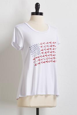 lobster flag tee